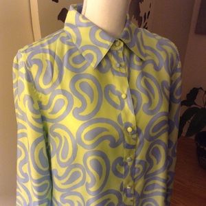 Soft Surroundings silky blouse